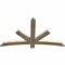 Ekena Millwork Alberta Rough Sawn Timber Gable Bracket, Douglas Fir, 60"W x 35"H x 2"D x 4"F, 14/12 Pitch GBW060X35X0204ALB00RDF - alternate 5